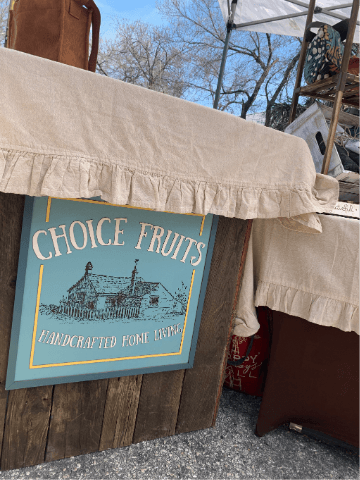 Choice Fruits at the farmers market